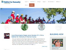 Tablet Screenshot of monroecountyhabitat.org